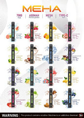 MEHA 抛棄式7000口小黑條 買十送一